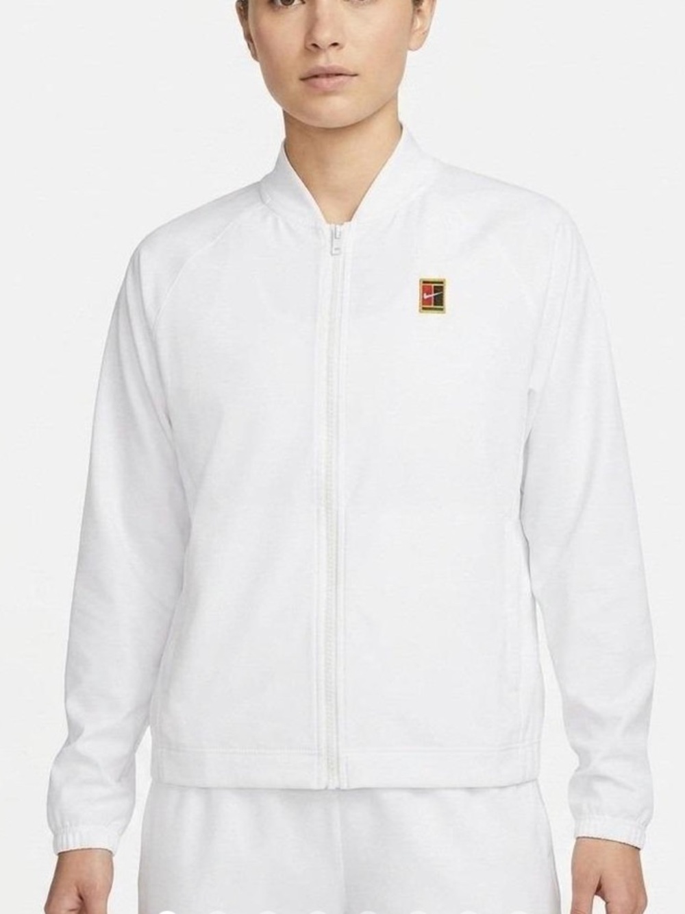Nike Heritage Tennis Jacket White Small